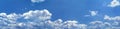 Blue sky panorama Royalty Free Stock Photo