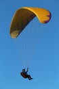 Blue Sky Paragliding Royalty Free Stock Photo