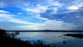 BLUE SKY WITH PEACEFULL LANDSCAPE