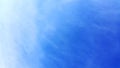 The blue sky abstract shot with clean and smoot clouds. Royalty Free Stock Photo