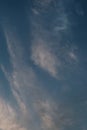 Blue Sky with puffy cloud .Air clouds