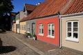 Residential area in the city Odense in Danmark. Royalty Free Stock Photo