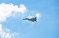 Russian military aircraft in the sky Royalty Free Stock Photo