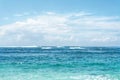 Blue sky and sea ocean Royalty Free Stock Photo