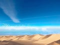 Blue sky and sea water at tropical beach white sand and fluffy clouds summer nature landscape Royalty Free Stock Photo