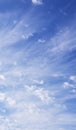 Blue Sky Series - Brilliant Blue Sky with White Wispy Clouds