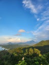 Blue sky in singkawang Royalty Free Stock Photo