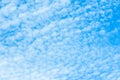 Blue sky and small clouds texture Royalty Free Stock Photo