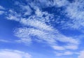 Blue sky with soft cloud Royalty Free Stock Photo