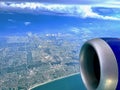Flying from La Habana to Tampa Florida a view of Naples
