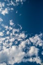 Climate pattern, blue sky, clouds and sunlight Royalty Free Stock Photo