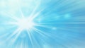 Blue sky sun flare background