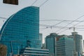 Blue Sky Tower and Ulaanbaatar, Mongolia - 2 march 2025 Royalty Free Stock Photo
