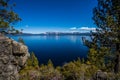 Blue sky and water Lake Tahoe Rubicon Trail