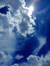 Blue sky at West Java Indonesia Royalty Free Stock Photo