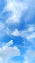 Blue sky white abstract clouds what a great day to kill some time Royalty Free Stock Photo