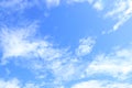 Blue sky and white cloud Royalty Free Stock Photo