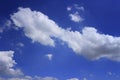 Blue sky with white cloud Royalty Free Stock Photo