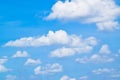 Blue sky and White clouds. 003 Royalty Free Stock Photo