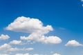 Blue sky with white clouds 2 Royalty Free Stock Photo