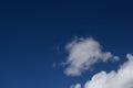 Blue sky and white clouds. Royalty Free Stock Photo