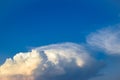Blue sky with White clouds Background 181027 0090 Royalty Free Stock Photo