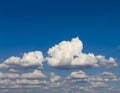 Blue sky with white clouds Royalty Free Stock Photo