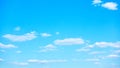 Blue sky with white clouds -  background Royalty Free Stock Photo