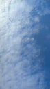 blue sky, white clouds background spring nature weather atmosphere Royalty Free Stock Photo
