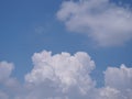 Blue sky with white clouds