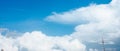 Blue sky and white clouds 012 Royalty Free Stock Photo