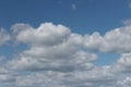 Blue sky with white clouds Royalty Free Stock Photo