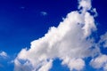 Blue sky with white clouds Royalty Free Stock Photo