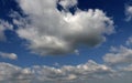 Blue Sky and White Clouds Royalty Free Stock Photo