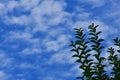 Blue sky and white clouds