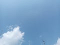 blue sky white clouds Bogor, West Java, Indonesia Royalty Free Stock Photo