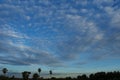 Blue sky with white clouds, Cirrocumulus clouds