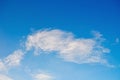 Blue sky with white clouds, Cirrocumulus high clouds in the sunny day