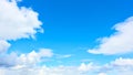 Blue sky with white clouds - Cloudscape Royalty Free Stock Photo