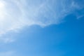 Blue sky and white clouds Royalty Free Stock Photo