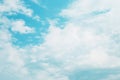 Blue sky with white clouds. Royalty Free Stock Photo