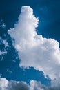 Clouds in the blue sky Royalty Free Stock Photo