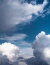Clouds in the blue sky Royalty Free Stock Photo