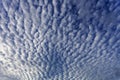 Blue sky with white clouds in good weather day Royalty Free Stock Photo