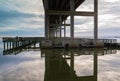 Reflections Under the Baum Bridge, Manteo, Outer Banks, North Carolina