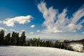 Blue sky and white clouds Royalty Free Stock Photo