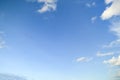 Blue sky and white clouds. Spring background