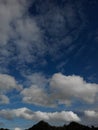 The blue sky and white clouds Royalty Free Stock Photo