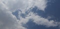 Blue sky and white clouds very beautiful Royalty Free Stock Photo