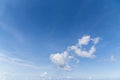 clair Blue sky and white fluffy tiny clouds background and pattern Royalty Free Stock Photo